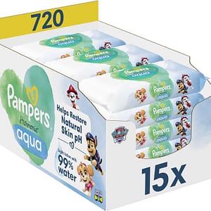 Pampers Harmonie Aqua Paw Patrol salviette detergenti umidificate per bambini 720 pezzi