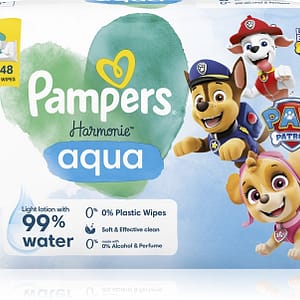 Pampers Harmonie Aqua Paw Patrol salviette detergenti umidificate per bambini 144 pezzi
