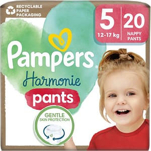 Pampers Harmonie Taglia 5 pannolini a mutandina 12-17 kg 20 pezzi