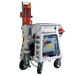Intonacatrice trifase Maltech M2 per intonaci premiscelati, 5,5kW 400V