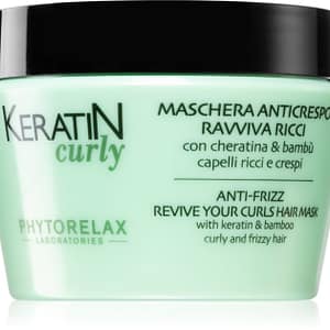 Phytorelax Laboratories Keratin maschera per capelli ribelli e ricci contro i capelli crespi 250 ml