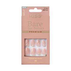 Kiss Premium Bare-But-Better – Slay unghie 30 pezzi