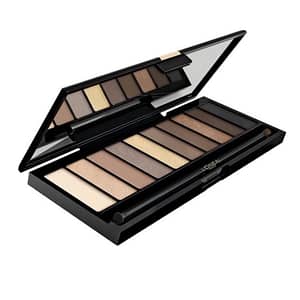L’Oreal Paris, La Palette Nude, Palette di ombretti, 02, Beige, 10 tonalità, 7 g