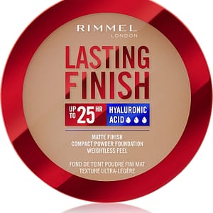 Rimmel Lasting Finish 25H cipria compatta SPF 20 colore 010 Latte 7 g