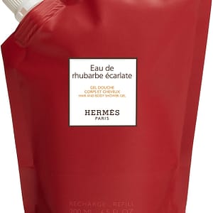 HERMÈS Le Bain Eau de rhubarbe écarlate gel doccia per corpo e capelli unisex 200 ml