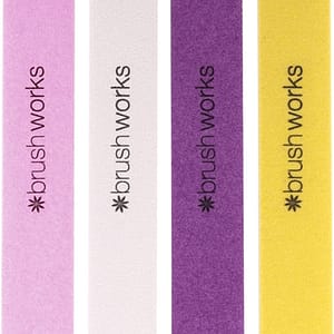 Brushworks Files Coloured kit di limette per le unghie