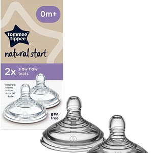 Tommee Tippee Natural Start Anti-Colic Teat tettarella per biberon flusso lento 0mesi+ 2 pezzi