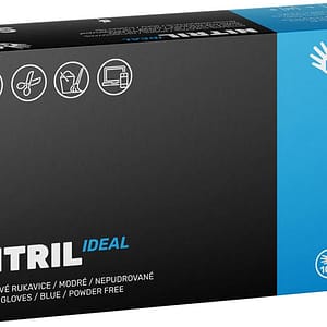 Espeon Nitril Ideal Blue guanti in nitrile senza polvere taglia S 100 pezzi