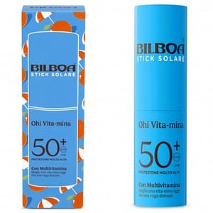 Bilboa Ohi Vita-Mina Stick Solare Spf50+ Protezione Molto Alta 10 Gr
