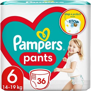 Pampers Pants Size 6 pannolini a mutandina usa e getta 14-19 kg 36 pezzi