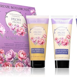 La Florentina Peony Crema per le mani, gel doccia e lozione per il corpo confezione regalo