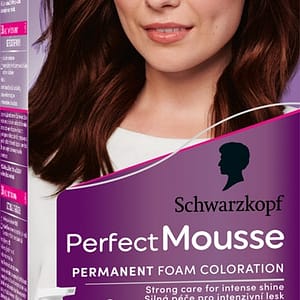 Schwarzkopf Perfect Mousse tinta permanente per capelli colore 388 Dark red brown