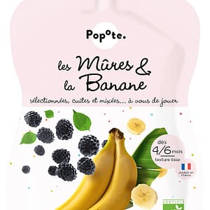 Popote Le more & La Banana Da 4/6 Mesi BIO 120G