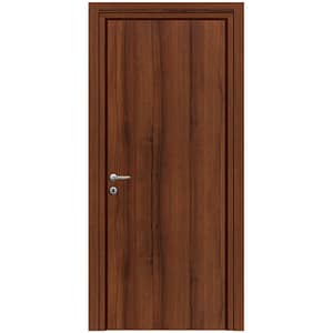 Porta a battente in legno Nusco NT noce nazionale per interni