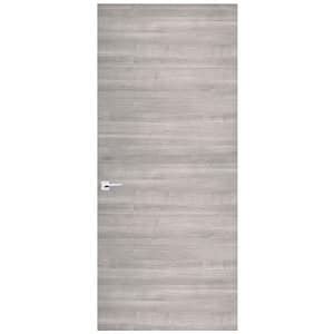 Porta filomuro in legno Nusco Texture Grey per interni