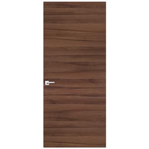 Porta filomuro in legno Nusco Texture Noce greenwood per interni
