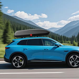 Costway Portapacchi da tetto per montaggio auto con chiavi di sicurezza, Portapacchi da tetto su entrambi i lati Nero