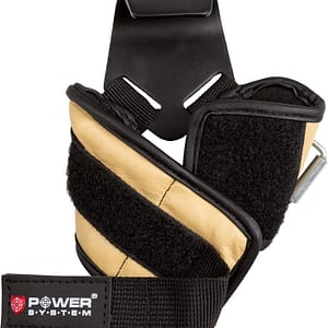 Power System Power Hooks ganci per il fitness colore Beige L