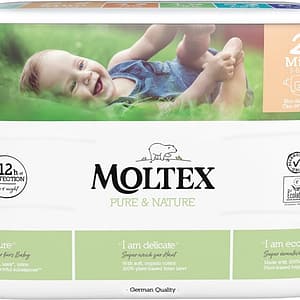 Moltex Pure & Nature Mini Size 2 pannolini ECO usa e getta 3-6 kg 38 pezzi