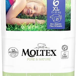 Moltex Pure & Nature XL Size 6 pannolini ECO usa e getta 13-18 kg 2