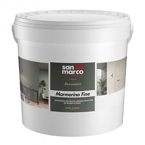Rivestimento decorativo Marmorino fine opaco San Marco per interni ed esterni (Secchio 5Kg o 25 Kg)