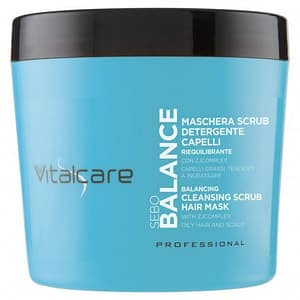Vitalcare Sebo Balance – Maschera Scrub Per Capelli Grassi 400 Ml