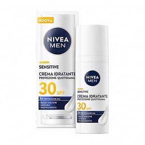 Nivea Sensitive Crema Idratante Uomo Spf30 50 Ml