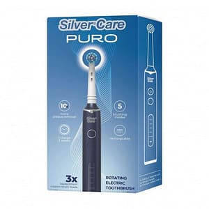 Piave Silvercare Spazzolino Elettrico Puro + 3 Testine
