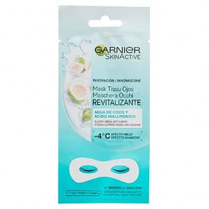 Garnier Skincare Maschera Occhi Monodose Con Acqua Di Cocco E Acido Ialuronico,Azzurro