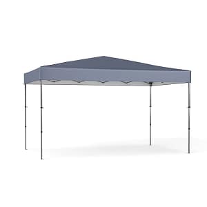Costway Tenda da campeggio per eventi commerciali da esterno pieghevole, 365 x 225 CM tenda a baldacchino pop-up con borsa portatile Grigio