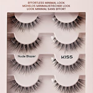 KISS The New Natural Effortless Minimal Look ciglia finte Nude Blazer 8 pezzi