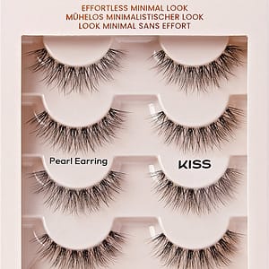 KISS The New Natural Effortless Minimal Look ciglia finte Pearl Earring 8 pezzi