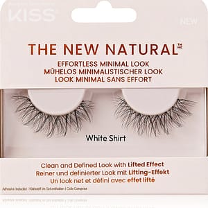 KISS The New Natural Effortless Minimal Look ciglia finte White Shirt 2 pezzi