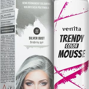 Venita Trendy Color Mousse schiuma colorante senza ammoniaca colore No. 11 – Silver Dust 75 ml