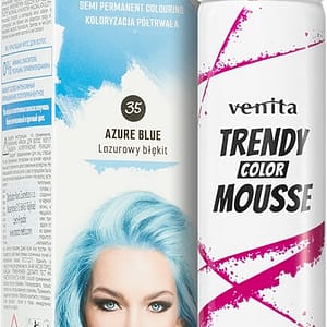 Venita Trendy Color Mousse schiuma colorante senza ammoniaca colore odstín No. 35 – Azure Blue 75 ml
