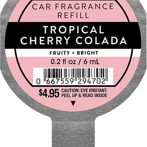 Bath & Body Works Tropical Cherry Colada deodorante per auto ricarica 6 ml
