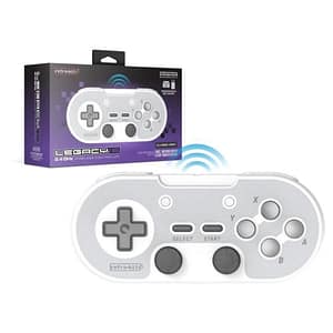 Controllore senza fili – RetroBit Legacy 16 Grigio – Switch, PC, Steam, Raspberry Pi, SNES, Android – nuovo