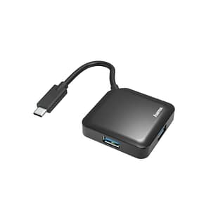 Hama 00200112 hub e concentratore USB 3.2 Gen 1 (3.1 Gen 1) Type-C 5000 Mbit/s Nero – nuovo