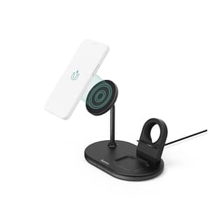 Stazione di ricarica wireless MagCharge Multi 3-in-1 per iPhone, AirPods, Watch – nuovo
