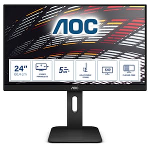 AOC P1 24P1 Display PC a schermo piatto da 60,5 cm (23,8 ) 1920 x 1080 pixel Full HD LED Nero – nuovo