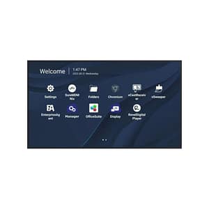 Viewsonic CDE8630 pannello di visualizzazione a parete nero – nuovo