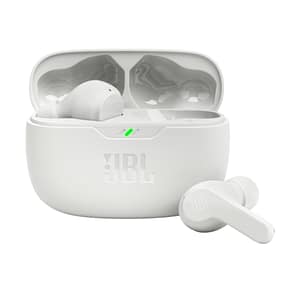 JBL Wave Beam True Wireless Stereo (TWS) Cuffie Bluetooth per chiamate/musica/sport/ogni giorno – Bianco – nuovo