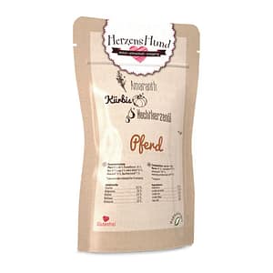 Herzens Hund Cavallo con Amaranto Umido per Cani – 130 g