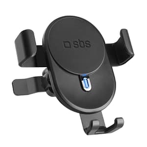 Supporto per auto wireless a gravità con ricarica wireless da 15 W – SBS – nuovo