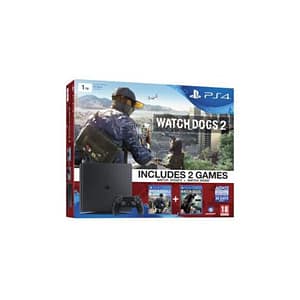 PS4 1Tb Slim Console Pack + Watch Dogs 2 + Watch Dog – nuovo