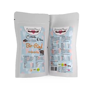Herzens Hund Manzo e Zucca Bio per Cuccioli – 130 g