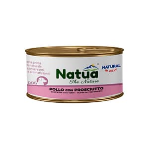 Natua Natural Jelly Pollo e Prosciutto per Cani – 150 g, Singola