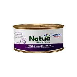 Natua Natural Jelly Pollo e Gamberetti per Cani – 150 g, Singola