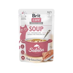 Brit Care Cat Soup Salmone per Gatti – 75 g