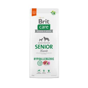 Brit Care Hypoallergenic Senior Agnello e Riso Per Cani – 12 Kg